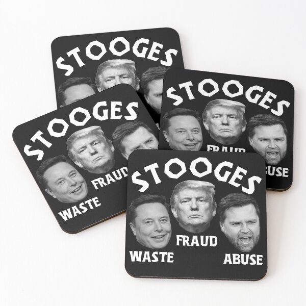 Item preview, Political Stooges - Waste, Fraud, and Abuse Anti-Trump  designed and sold by The Junto Shop.