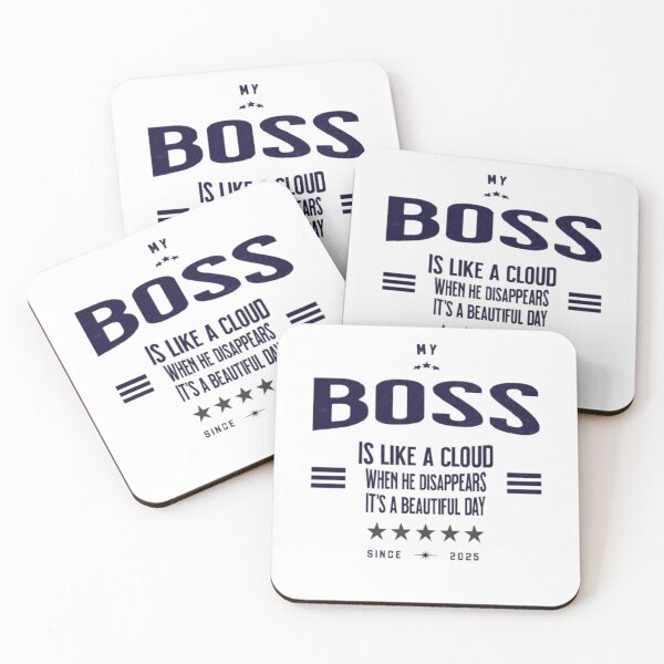 Item preview, My Boss is Like a Cloud — When He Disappears, It’s a Beautiful Day designed and sold by Syrupulse.