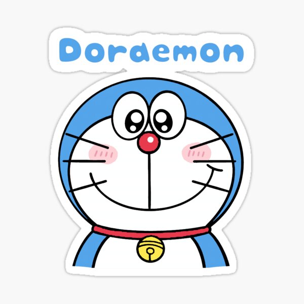 Vista previa del artículo con la obra «Lindo doraemon kawaii», diseñado y vendido por Docberries.