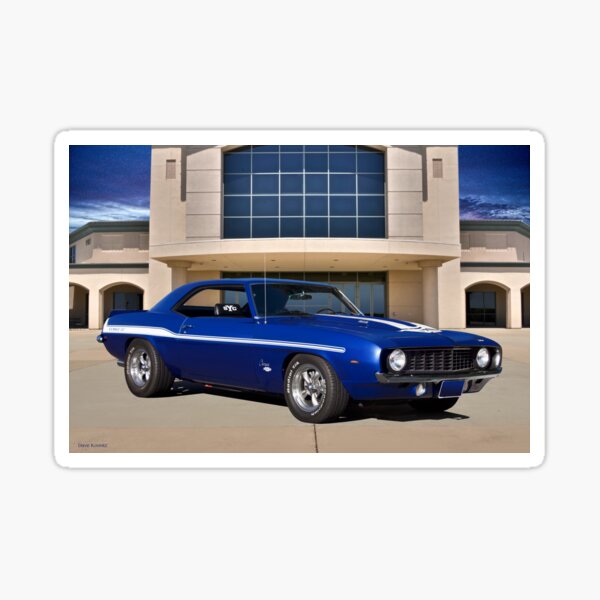 1969 Camaro Yenko Sc Sticker For Sale By Davekoontz Redbubble