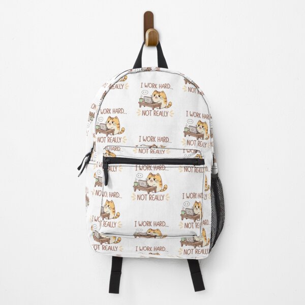 Item preview, Chubby Cat I Work Hard… Not Really designed and sold by SignumShop.