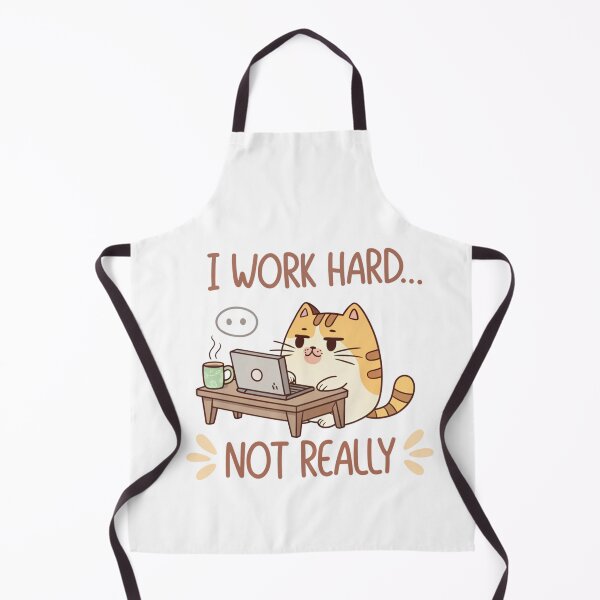 Item preview, Chubby Cat I Work Hard… Not Really designed and sold by SignumShop.