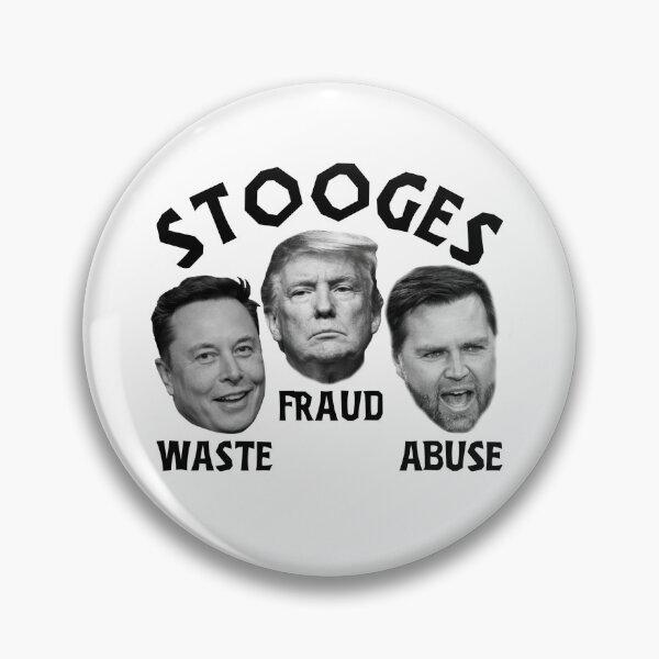 Item preview, Political Stooges - Waste, Fraud, and Abuse Anti-Trump  designed and sold by The Junto Shop.