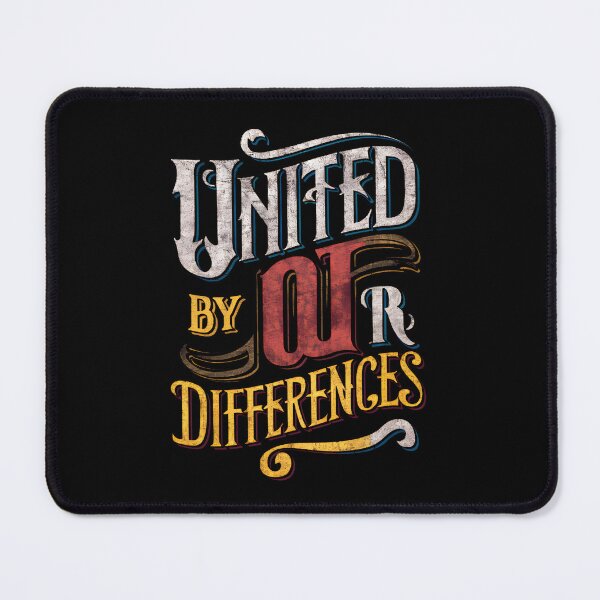 Item preview, United by Our Differences – Vintage Typography designed and sold by ViviNyks.
