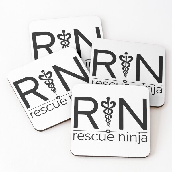 Item preview, RN Rescue Ninja Nurse Design designed and sold by theartfulaspie.