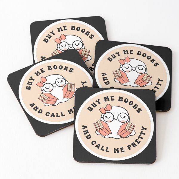 Item preview, Buy Me Books and Call Me Pretty – Funny Book Lover Quotes designed and sold by droolingdreams.