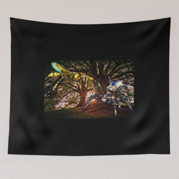 Item preview, The battle of Spider against the wasp designed and sold by Helios Be. Lavsh.