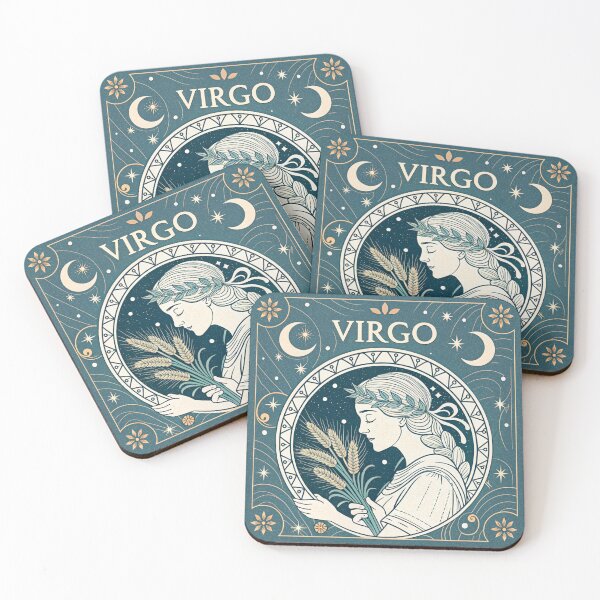 Item preview, Virgo Zodiac Sign designed and sold by Lucky Dog Merch.