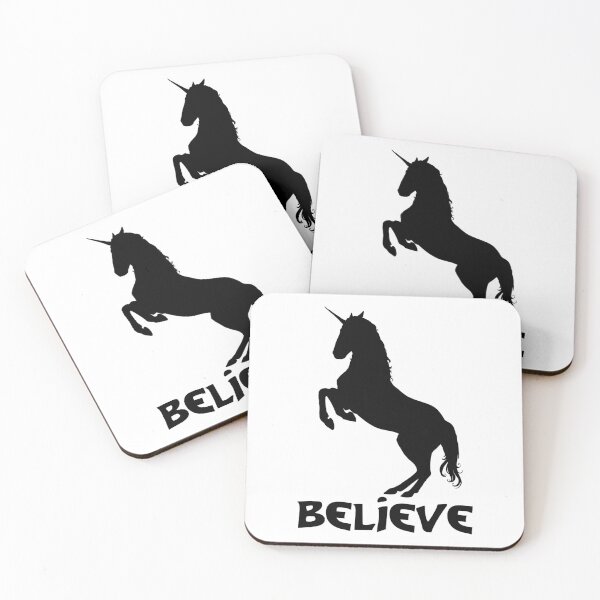 Item preview, Believe in Unicorns designed and sold by PeppermintClove.