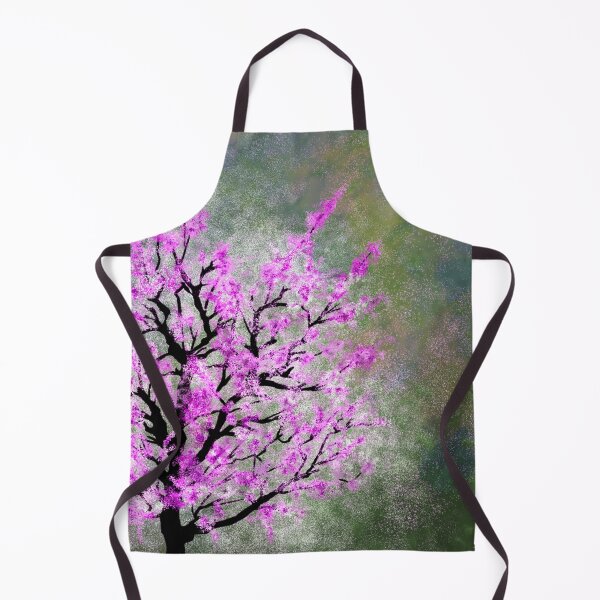 Item preview, Sakura cherry tree original atmospheric watercolor. designed and sold by WatercolourLily.