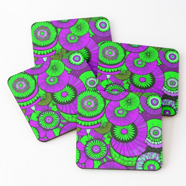 Item preview, Purple and Green Mandala Pattern Design designed and sold by GrizzlyCollective.