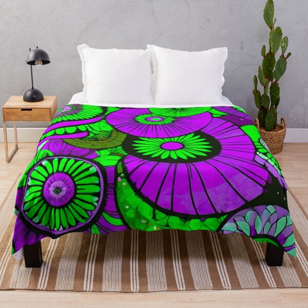 Item preview, Purple and Green Mandala Pattern Design designed and sold by GrizzlyCollective.
