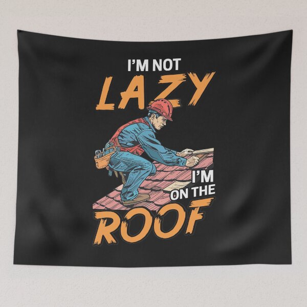 Item preview, Funny Roofer On Roof designed and sold by marosz12.