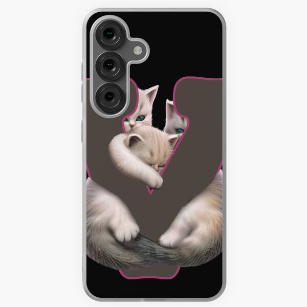 KITTENS LETTER V Samsung Galaxy Soft Case
