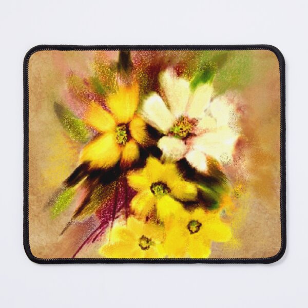 Item preview, Handpainted vintage flowers on an aged paper background designed and sold by WatercolourLily.