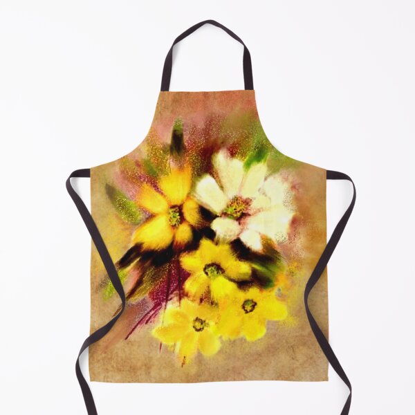 Item preview, Handpainted vintage flowers on an aged paper background designed and sold by WatercolourLily.