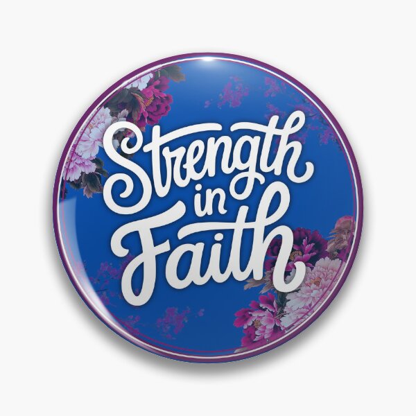 Item preview, Strength in faith sticker designed and sold by ClickATee Store .