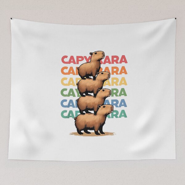 Item preview, Capy Stack: Fun stacked capybara design for animal lovers designed and sold by Polarisofficial.