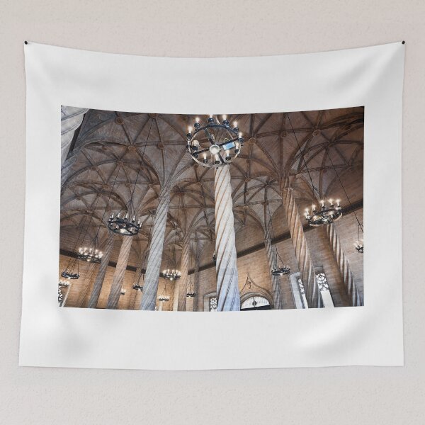 Item preview, The Llotja de la Seda silk market interior in Valencia  designed and sold by goceris.