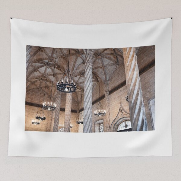 Item preview, The Llotja de la Seda silk market interior in Valencia,Spain designed and sold by goceris.