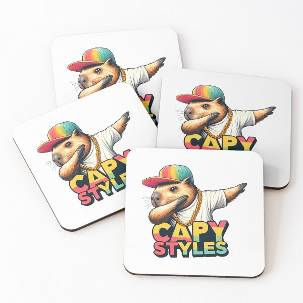Item preview, Capy Styles: Urban design of a capybara doing a dab with a modern and fun style designed and sold by Polarisofficial.