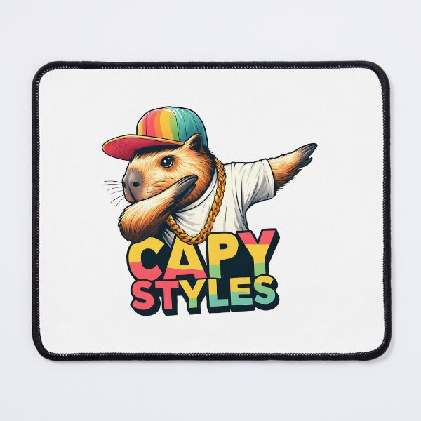 Item preview, Capy Styles: Urban design of a capybara doing a dab with a modern and fun style designed and sold by Polarisofficial.