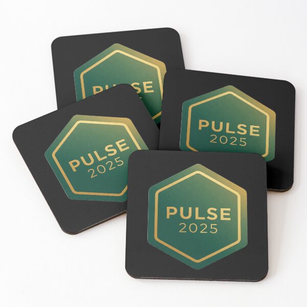 Item preview, Pulse 2025 Tech Sticker - Modern Geometric Art Print designed and sold by ethnicdigital.