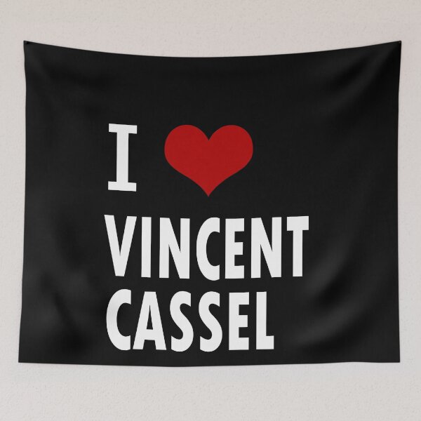 Item preview, I love Vincent Cassel designed and sold by Sasya.