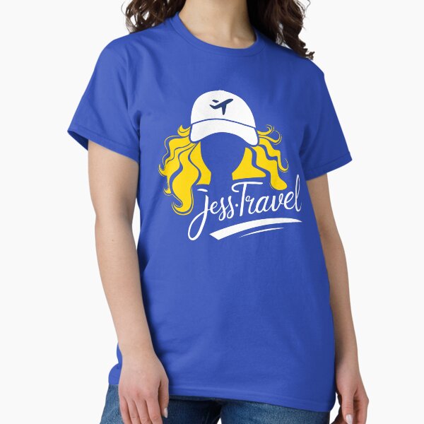 JessTravel Sticker Logo White with TransBkg Classic T-Shirt