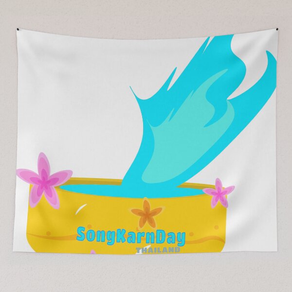 Item preview, Songkran Festival in Thailand designed and sold by Beeza Art Shop.