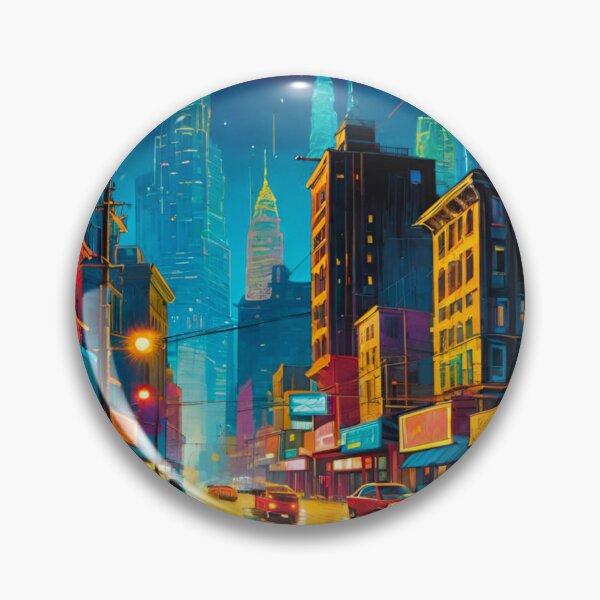 Artikelvorschau, Skyline von New York bei Sonnenuntergang entworfen und verkauft von GrizzlyCollective.