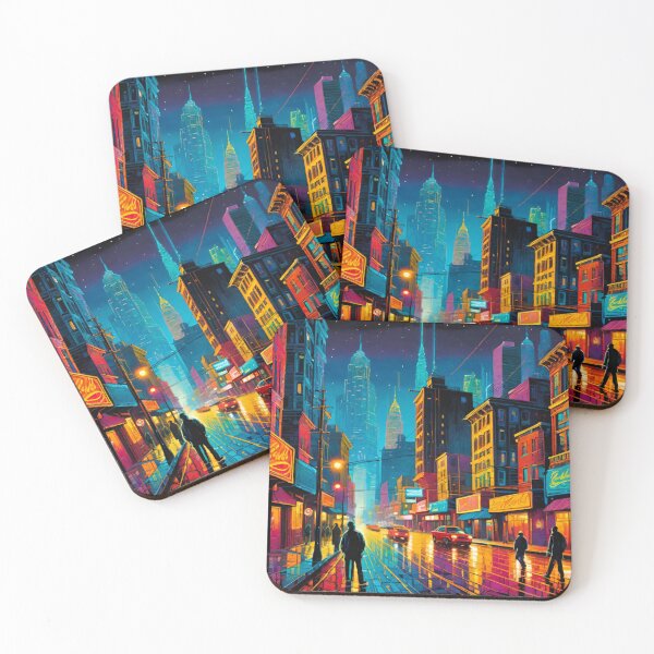 Item preview, New York City Skyline at Sunset designed and sold by GrizzlyCollective.