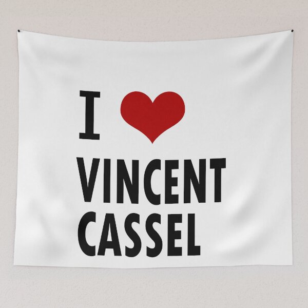 Item preview, I love Vincent Cassel designed and sold by Sasya.