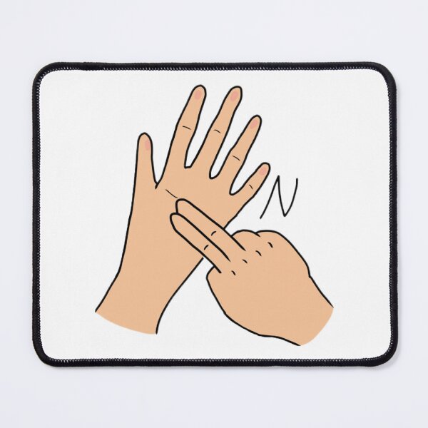 Item preview, BSL letter sign N designed and sold by Artistkhg.
