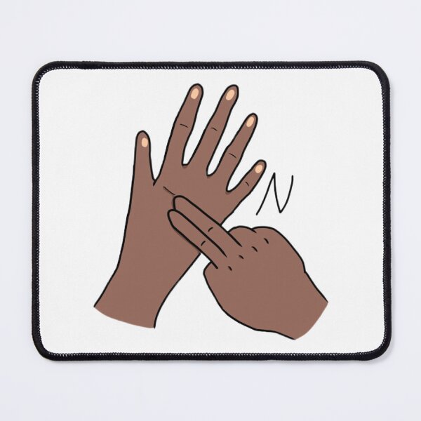 Item preview, BSL letter sign N designed and sold by Artistkhg.