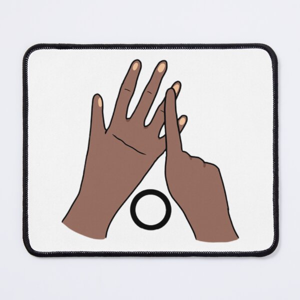 Item preview, BSL letter sign O designed and sold by Artistkhg.
