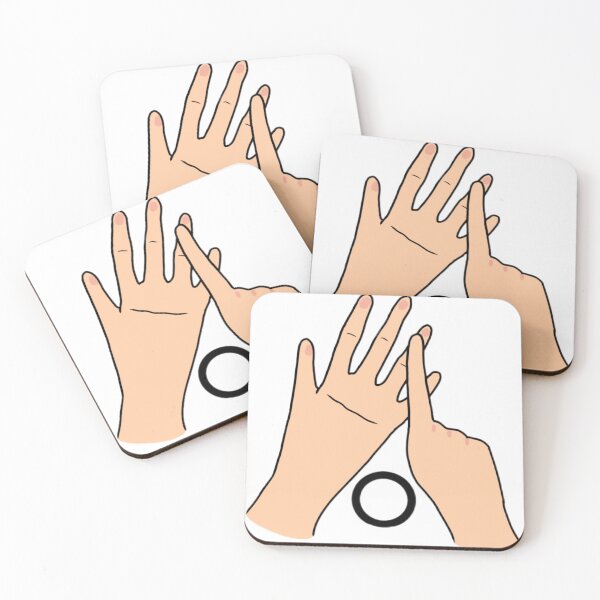 Item preview, BSL letter sign O designed and sold by Artistkhg.