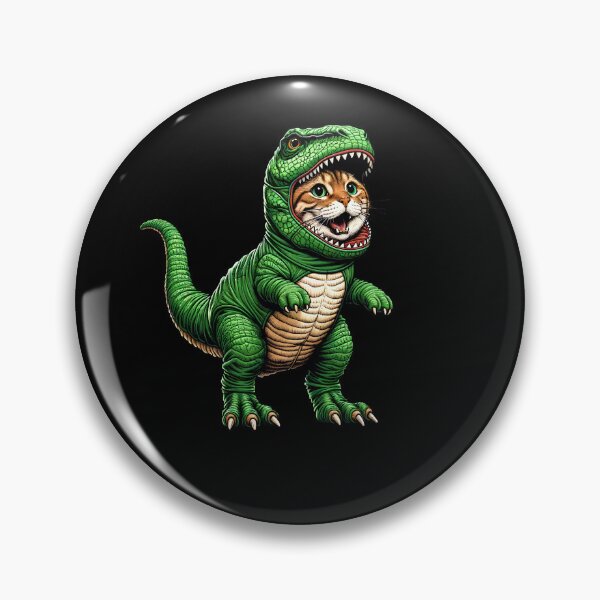 Item preview, Cat Wearing Dinosaur Outfit Funny Kitten Lover designed and sold by Kimberley King Art  King Art.