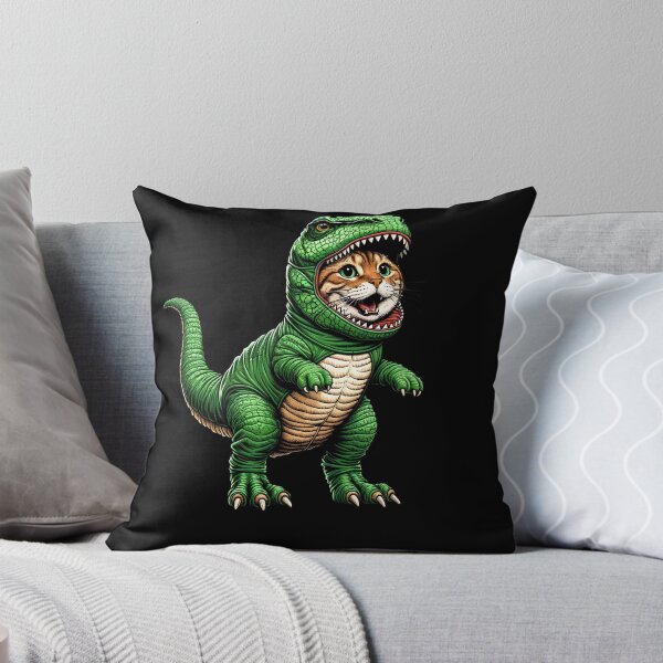 Item preview, Cat Wearing Dinosaur Outfit Funny Kitten Lover designed and sold by Kimberley King Art  King Art.
