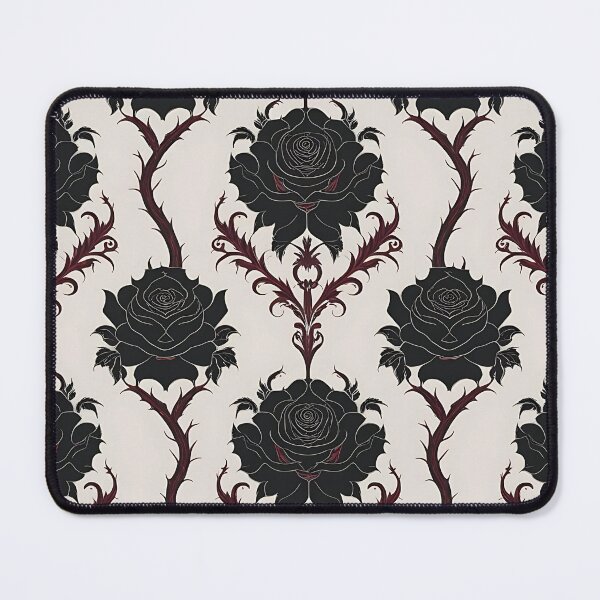 Item preview, Victorian Gothic Flower Garden Damask Pattern designed and sold by UniversalFlair.