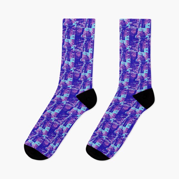 Item preview, Pink and Blue MTB Shredder – Trail Blazing Energy designed and sold by GrizzlyCollective.