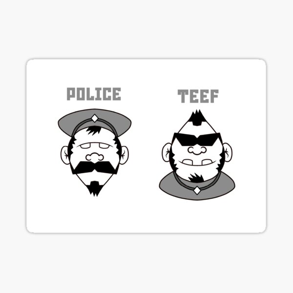 Item preview, Police n' Teef designed and sold by Tobiagbana.