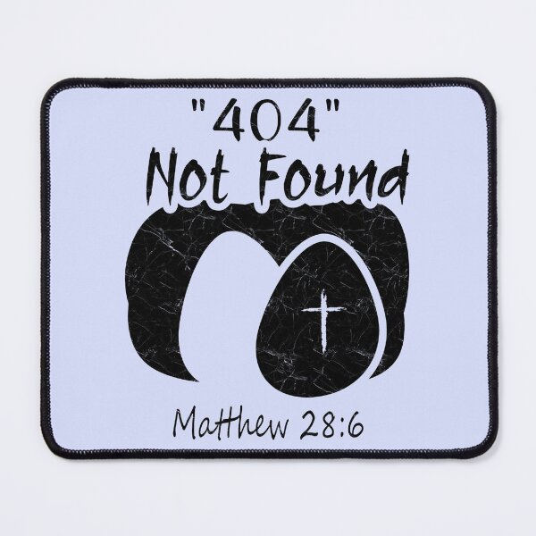 Item preview, Http 404 Not Found – He Is Risen empty tomb bible verse (Matthew 28:6) Easter Design | black designed and sold by ZechJohnRB.