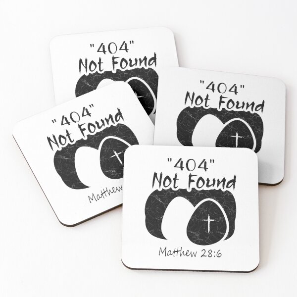 Item preview, Http 404 Not Found – He Is Risen empty tomb bible verse (Matthew 28:6)  Easter Design | black designed and sold by ZechJohnRB.