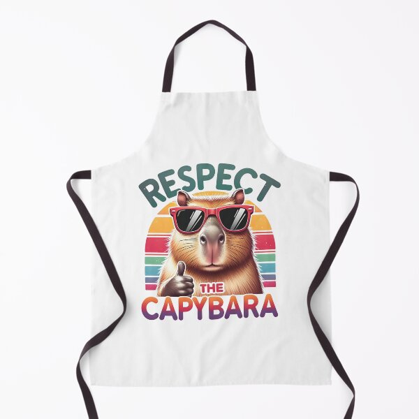 Item preview, Respect The Capybara: Funny capybara design with glasses and thumbs up to show respect designed and sold by Polarisofficial.