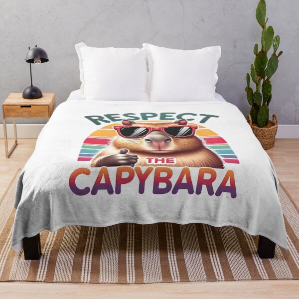 Item preview, Respect The Capybara: Funny capybara design with glasses and thumbs up to show respect designed and sold by Polarisofficial.