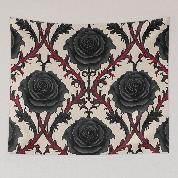 Item preview, Dark Floral Victorian Flower Garden designed and sold by UniversalFlair.