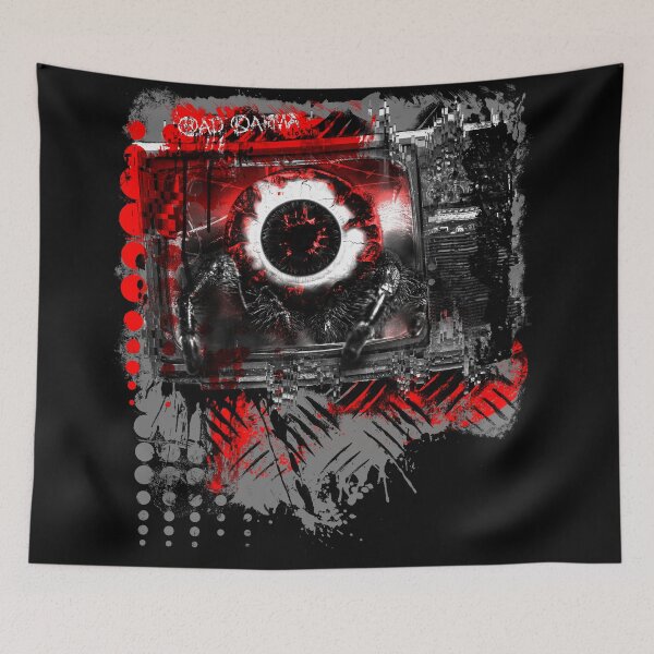 Item preview, Speyeder 2.0 – Glitch Horror Trash Polka Design designed and sold by The Bad Karma Conncection.