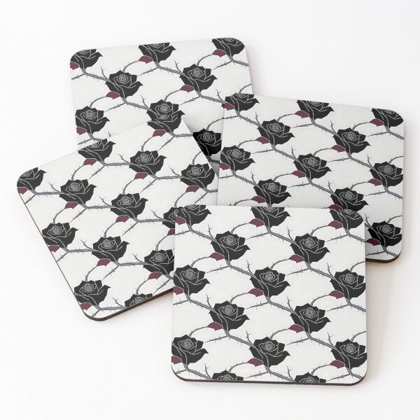 Item preview, Black Rose Thorn Lattice Flower Garden designed and sold by UniversalFlair.
