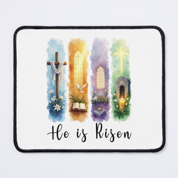 Item preview, He is Risen Jesus Christian Happy Easter designed and sold by Blok45.